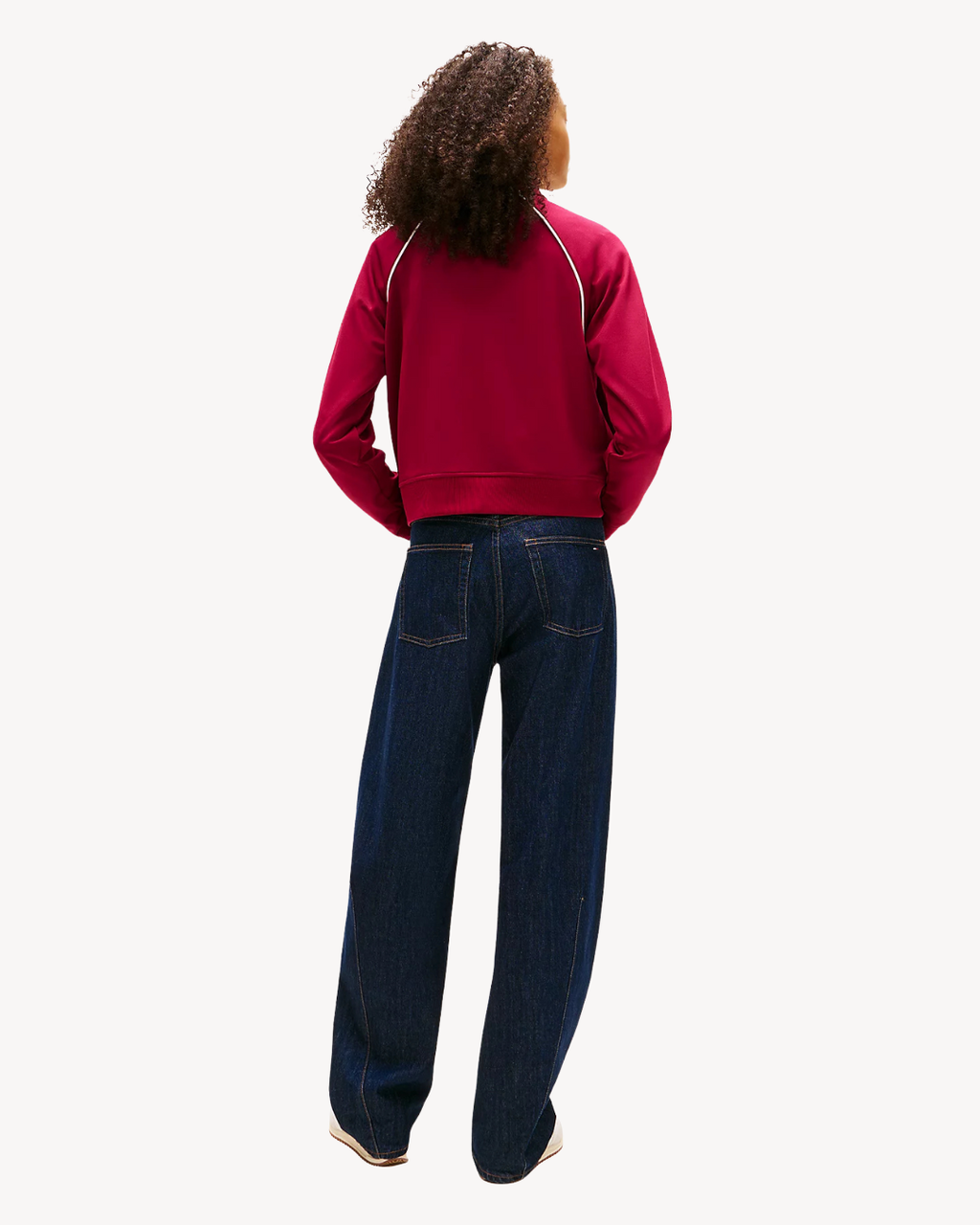 Tommy Jeans - Badge Track Jacket - Ciliegia