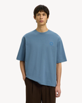 Selected Homme - Slhrelax Will O-Neck Logo Tee - Blu