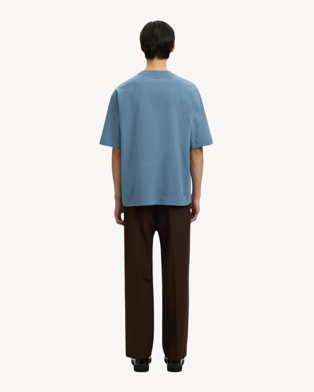 Selected Homme - Slhrelax Will O-Neck Logo Tee - Blu