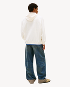 Tommy Jeans - Tjm Relaxed Overdyed Flag Hood - Bianco