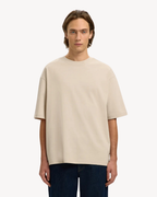 Selected Homme - Slhrelaxaspen SS O-Neck Noos - Beige