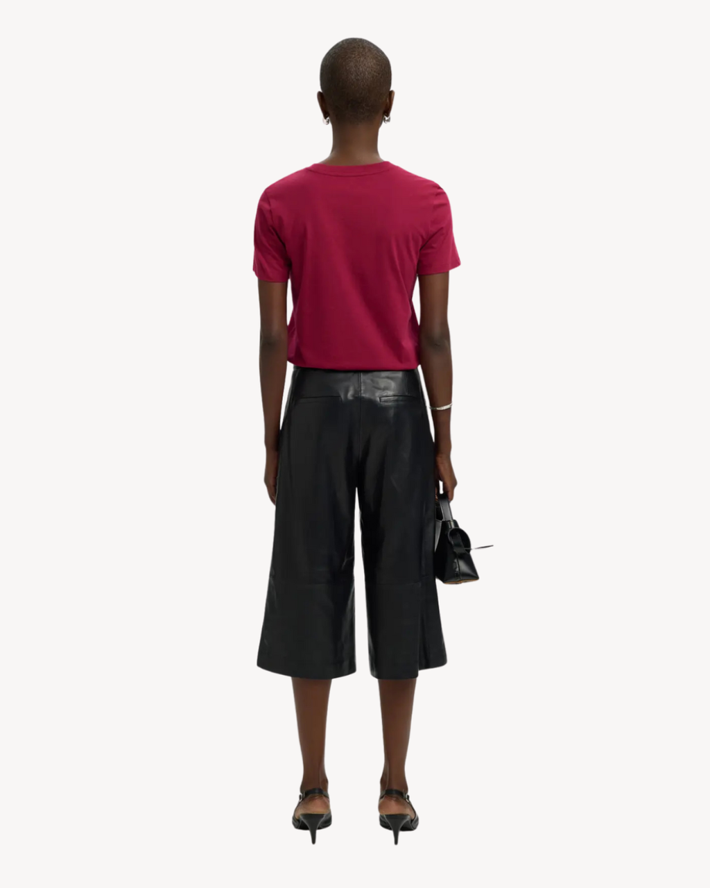 Selected Femme - Slfmyessential SS O-Neck Tee Noos - Anemone