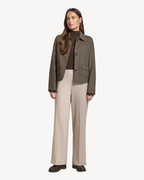Selected Femme - Slfemma-Tara MW Wide Pant Noos - Beige