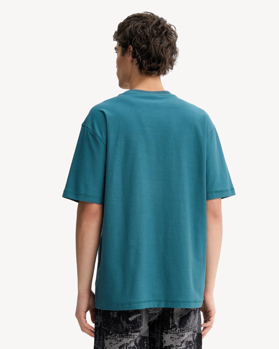 Karl Lagerfeld Jeans - KLJ Relax SS Inside Out Tee - Balsam