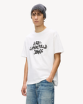 Karl Lagerfeld Jeans - KLJ Reg SS Graffiti Tee - Bianco