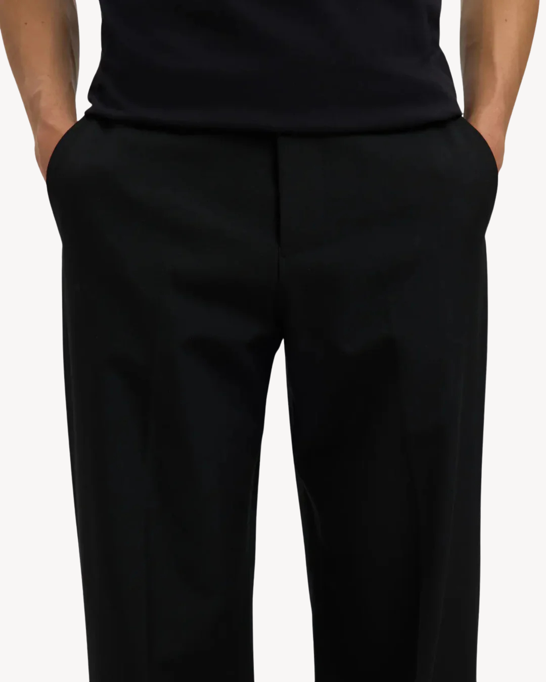 Selected Homme - Slh220-Loose Robert Flex Pant Noos - Nero