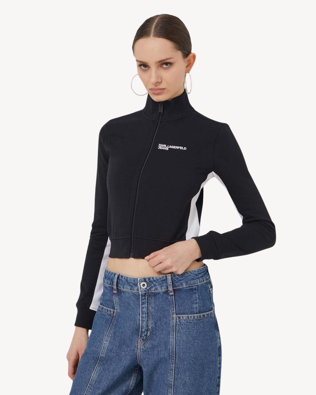Karl Lagerfeld Jeans - KLJ Milano Hoodie - Nero