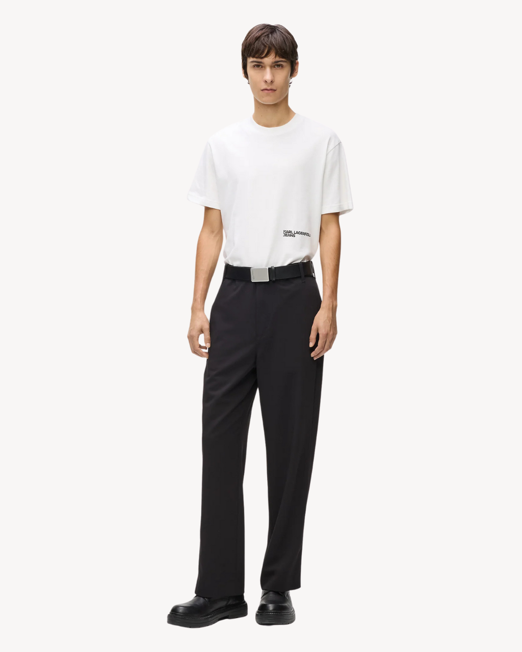Karl Lagerfeld Jeans - KLJ Tonal Piping Pant - Nero