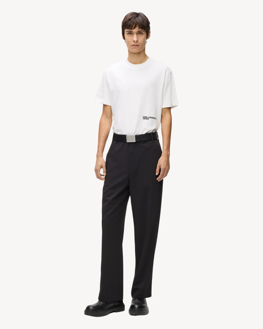 Karl Lagerfeld Jeans - KLJ Tonal Piping Pant - Nero