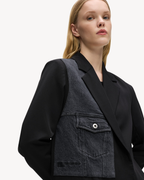 Karl Lagerfeld Jeans - KLJ Mixed Denim Blazer - Nero
