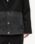 Karl Lagerfeld Jeans - KLJ Mixed Blazer - Nero