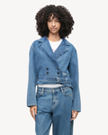Karl Lagerfeld Jeans - KLJ Boxy Denim Trench - Blu