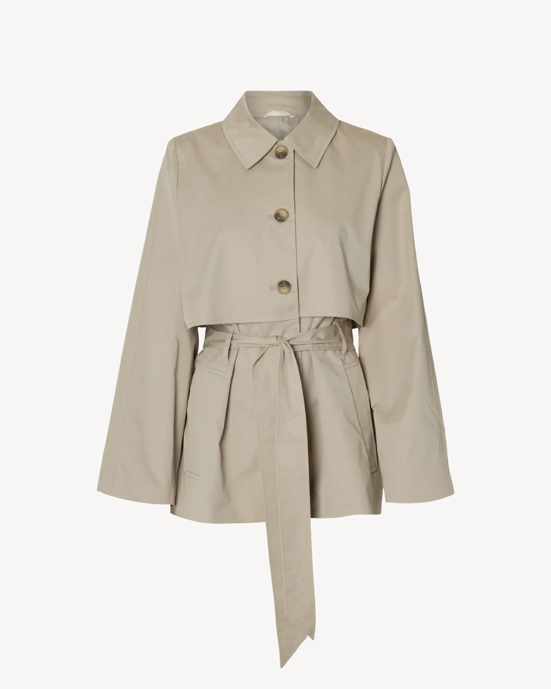 Selected Femme - Slfbelli Trenchcoat - Beige