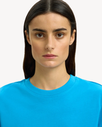 Selected Femme - Slfessential SS Boxy Tee Noos - Azzurro