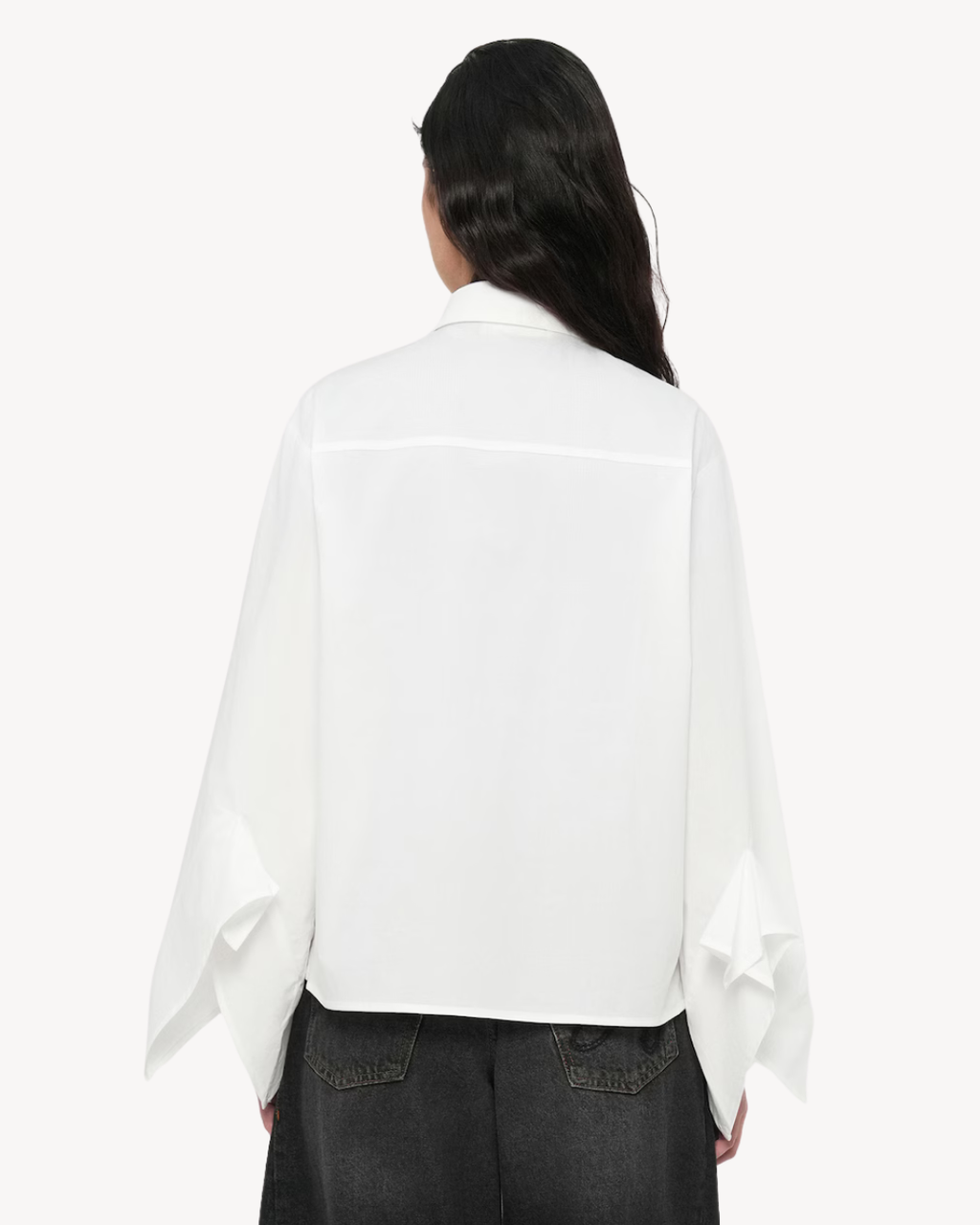 Selected Femme - Slfdelia Relaxed Flounce Shirt B - Bianco