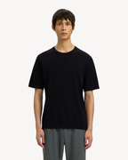 Selected Homme - Slhtorino SS Knit Crew Neck Noos - Nero