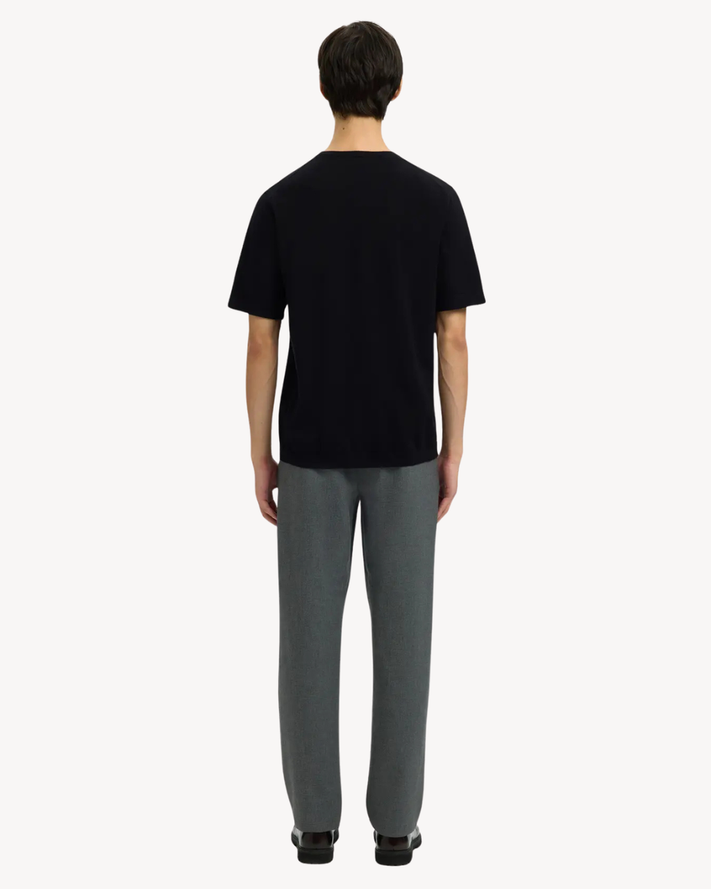 Selected Homme - Slhtorino SS Knit Crew Neck Noos - Nero