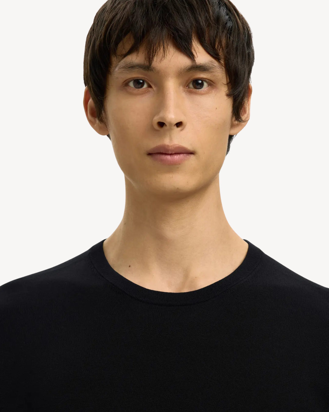 Selected Homme - Slhtorino SS Knit Crew Neck Noos - Nero