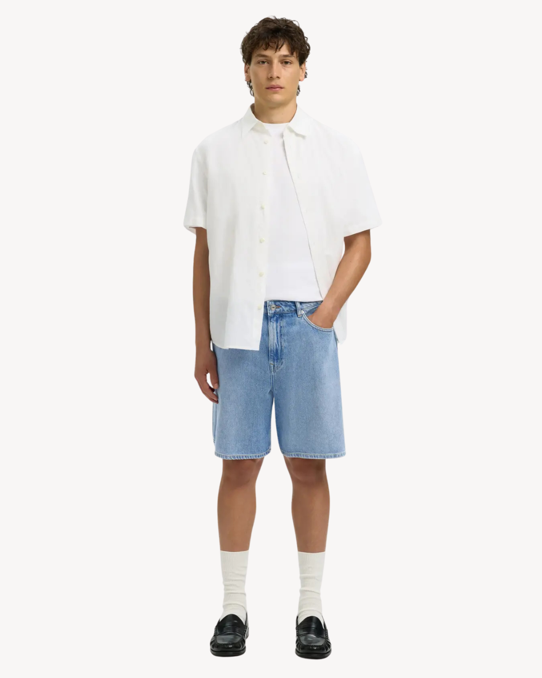 Selected Homme - Slhloose Alex Summer LB 610 Denim Shorts - Blu
