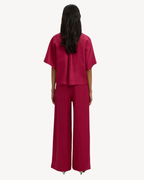 Selected Femme - Slfyra 2/4 Boxy Linen Blend Shirt Noos - Anemone