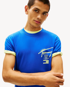Tommy Jeans - Tjm Reg City Sign SS Tee Ext - Blu