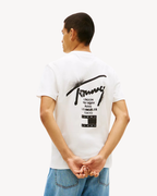 Tommy Jeans - Tjm Reg City Sign SS Tee Ext - Ecru
