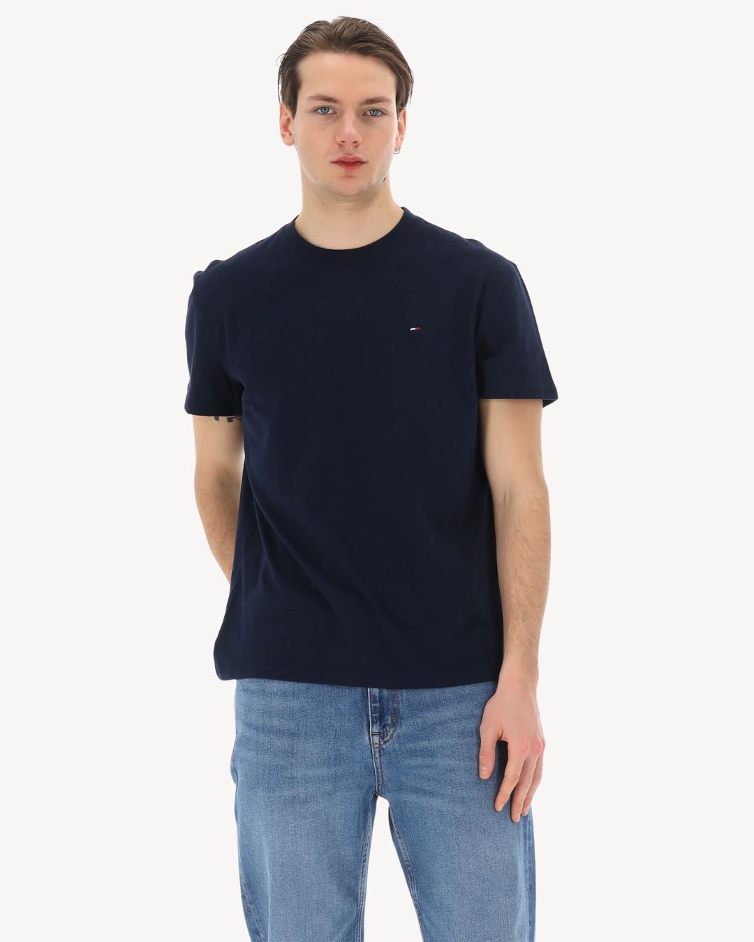 Tommy Jeans - Tjm Reg Sflag SS Tee Ext - Blu