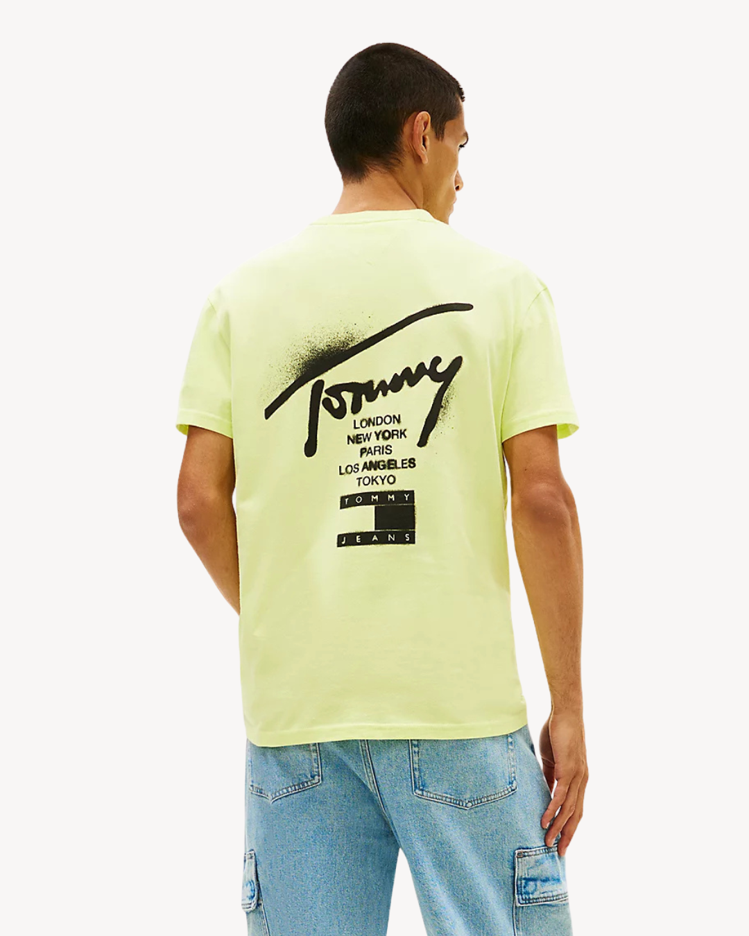 Tommy Jeans - Tjm Reg City Sign SS Tee Ext - Lime
