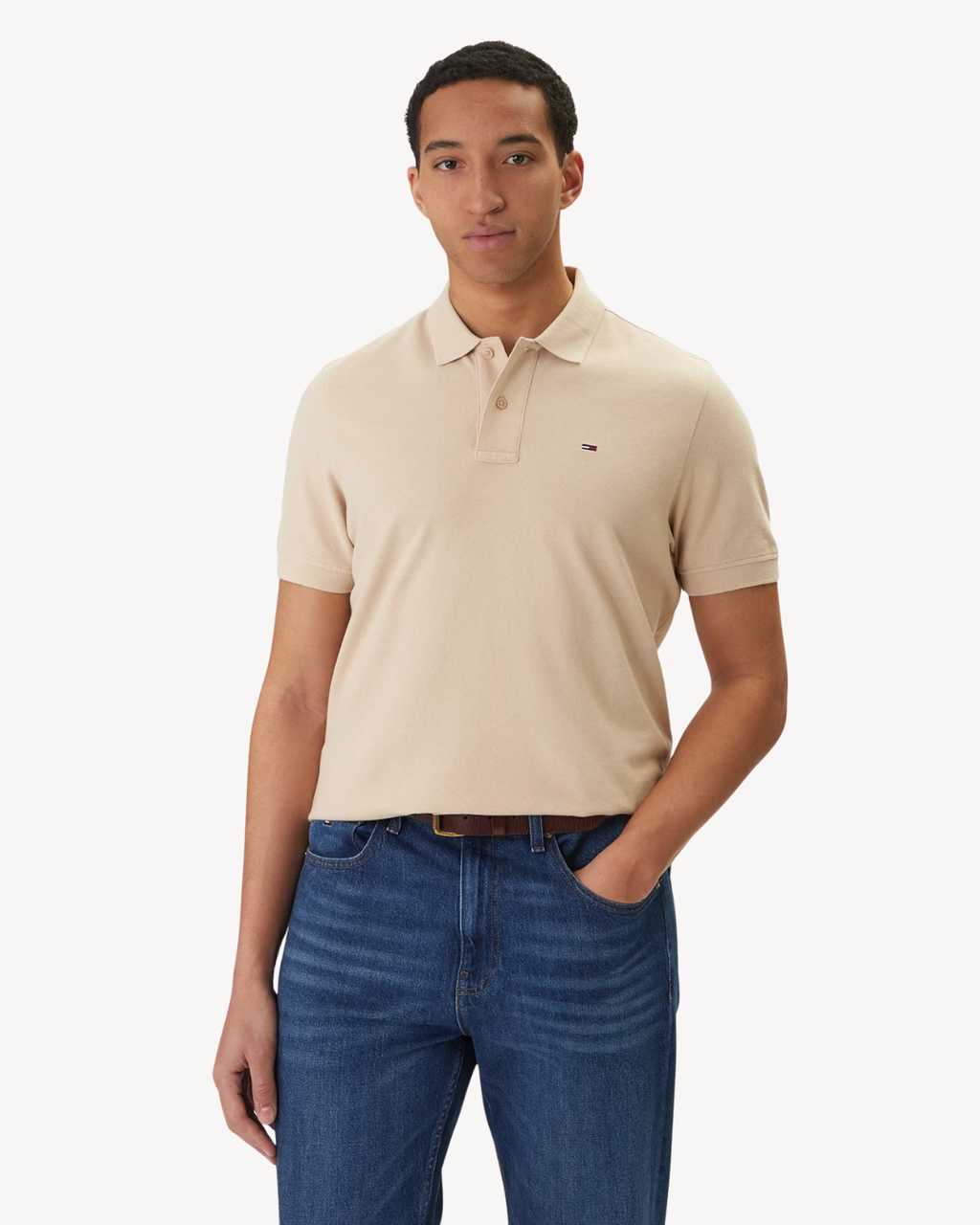 Tommy Jeans - Tjm Reg Ess Polo Ext - Beige