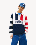 Tommy Jeans - Tjm Rlx Archive Rugby Ext - Blu