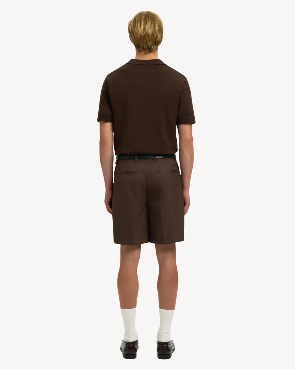 Selected Homme - Slhloose-Otto Leo Wool Blend Shorts - Delicioso