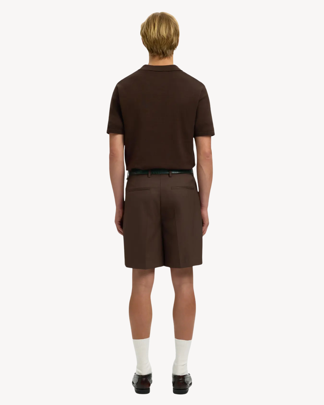 Selected Homme - Slhloose-Otto Leo Wool Blend Shorts - Delicioso
