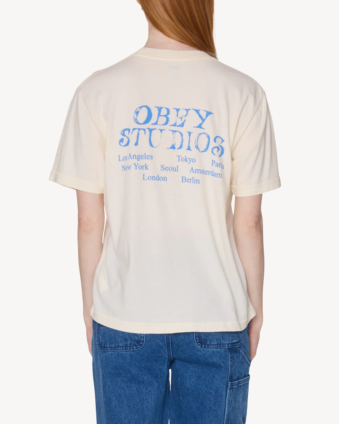 Obey - Obey Studio Stamp Tee - Beige