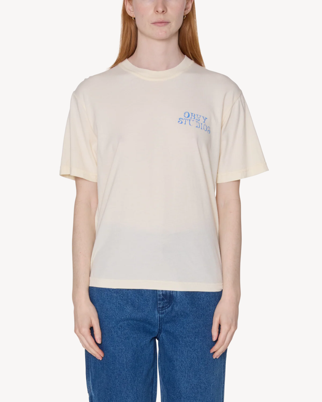 Obey - Obey Studio Stamp Tee - Beige