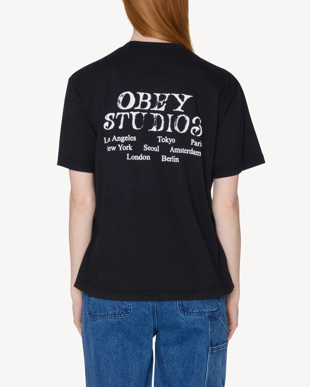 Obey - Obey Studio Stamp Tee - Nero