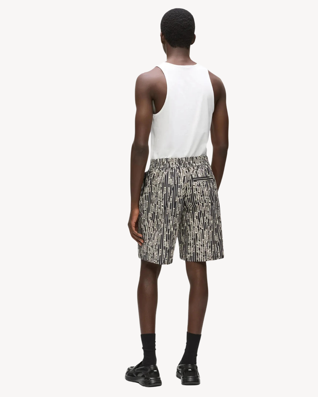 Karl Lagerfeld Jeans - KLJ Aop Short - Nero e Bianco