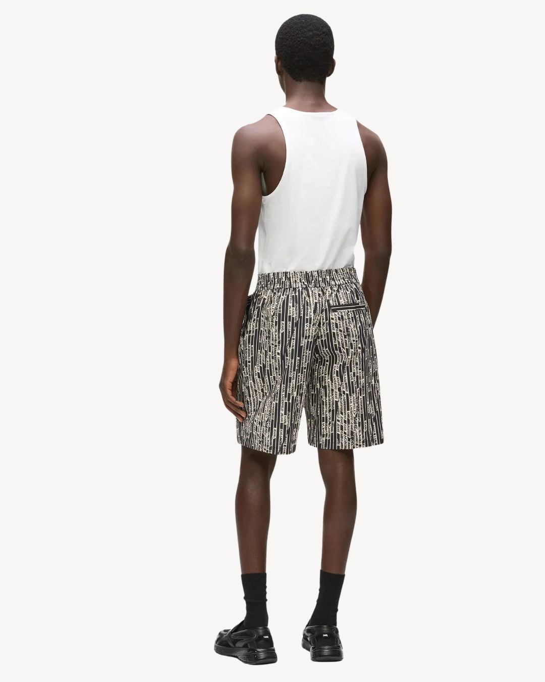Karl Lagerfeld Jeans - KLJ Aop Short - Nero e Bianco