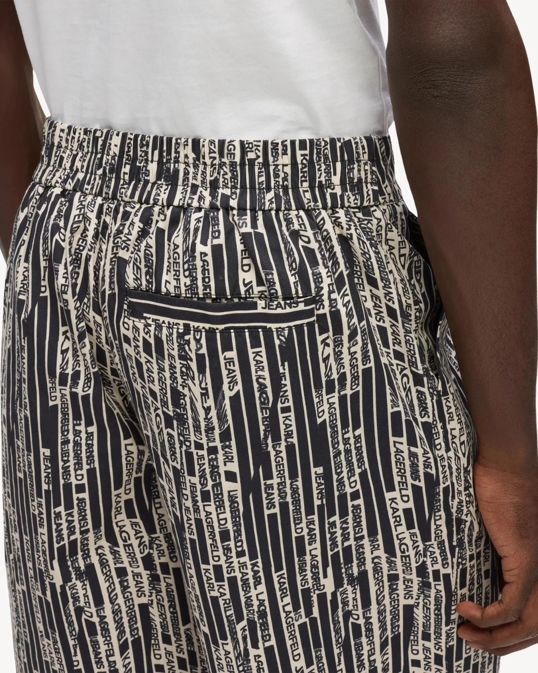 Karl Lagerfeld Jeans - KLJ Aop Short - Nero e Bianco