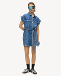 Karl Lagerfeld Jeans - KLJ Belted Denim Dress - Blu