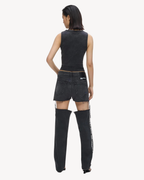 Karl Lagerfeld Jeans - KLJ HR Straight Cut Out Denim - Nero