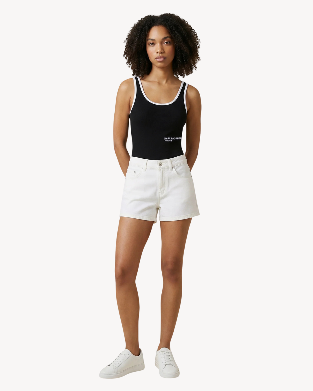 Karl Lagerfeld Jeans - KLJ Ribbed Body - Nero