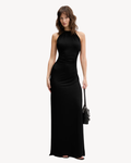 Karl Lagerfeld Jeans - KLJ Ruched Maxi Dress - Nero