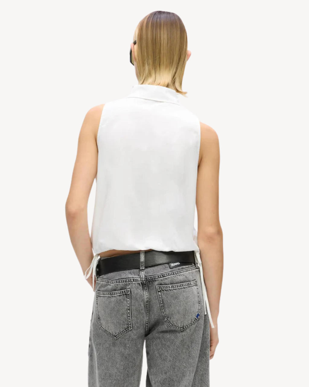 Karl Lagerfeld Jeans - KLJ Sleeves Blouse - Bianco
