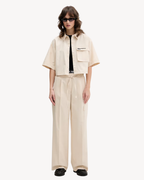 Karl Lagerfeld Jeans - KLJ Pleated Logo Pant - Beige