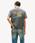 Tommy Jeans - Tjm 90S Bubble Flag SS Tee - Nero