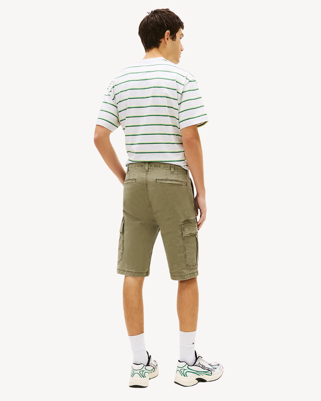 Tommy Jeans - Tjm Otis Washed Cargo Short - Verde