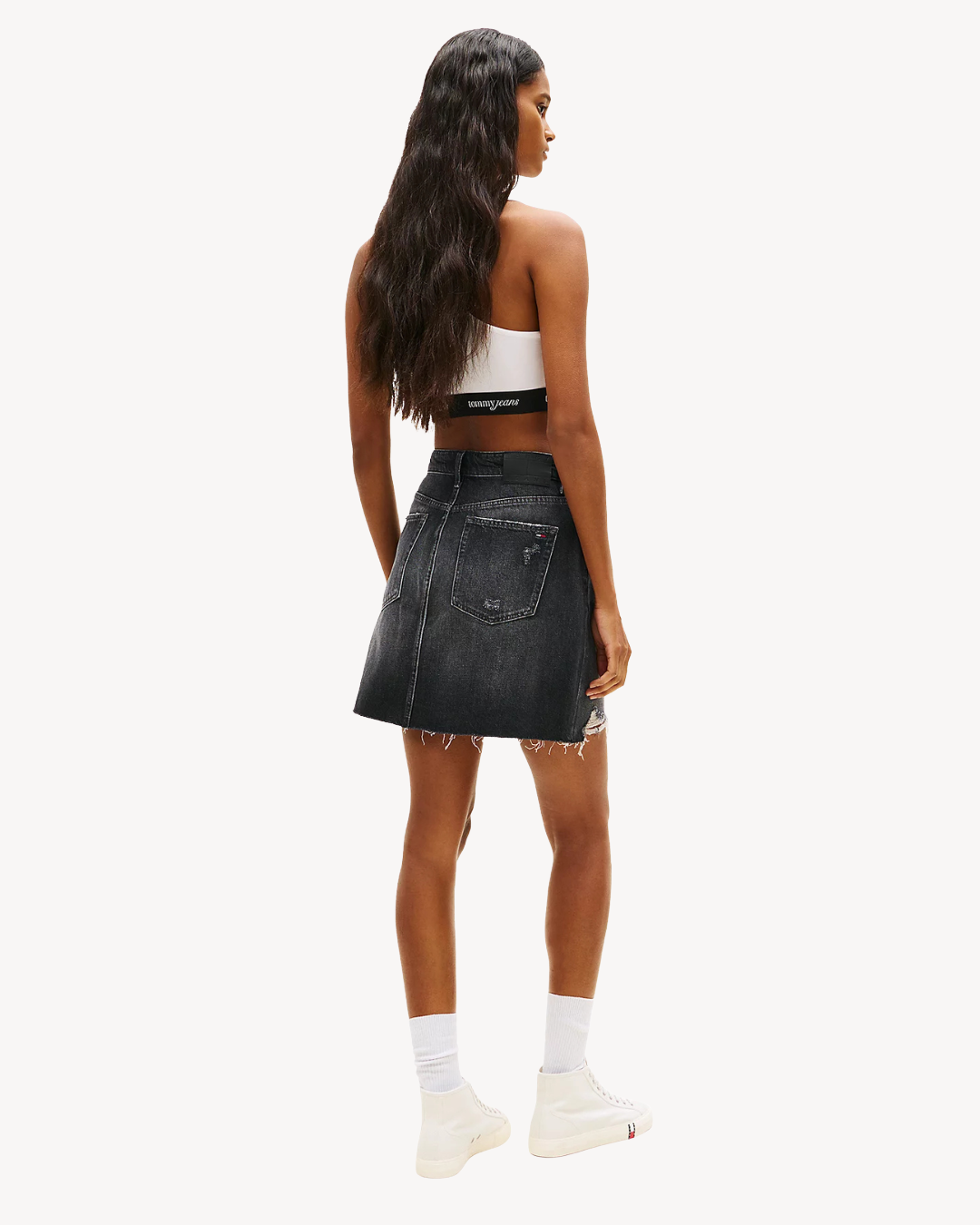 Tommy Jeans - Mom UH Skirt - Nero