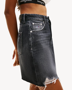 Tommy Jeans - Mom UH Skirt - Nero