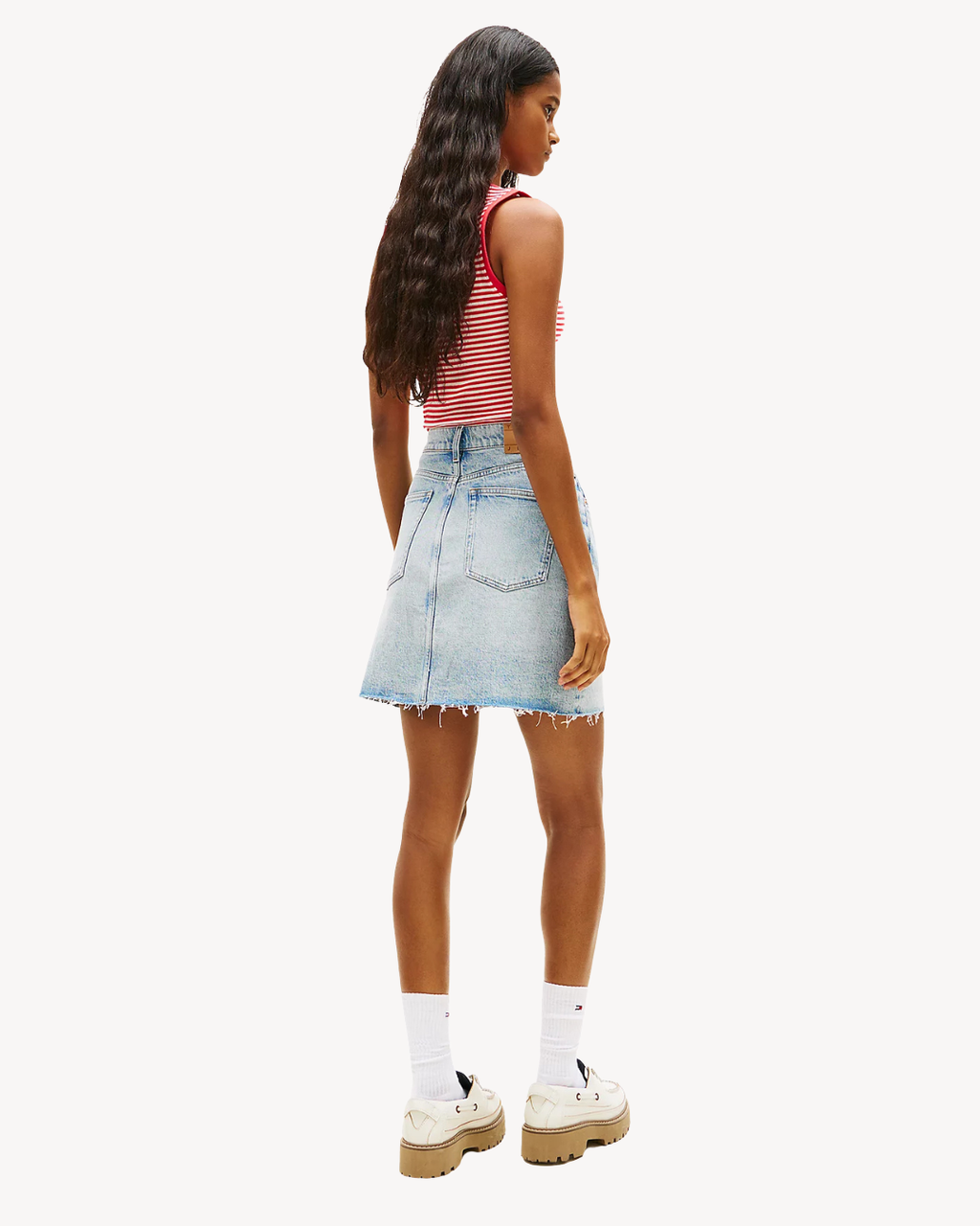 Tommy Jeans - Mom UH Skirt - Blu