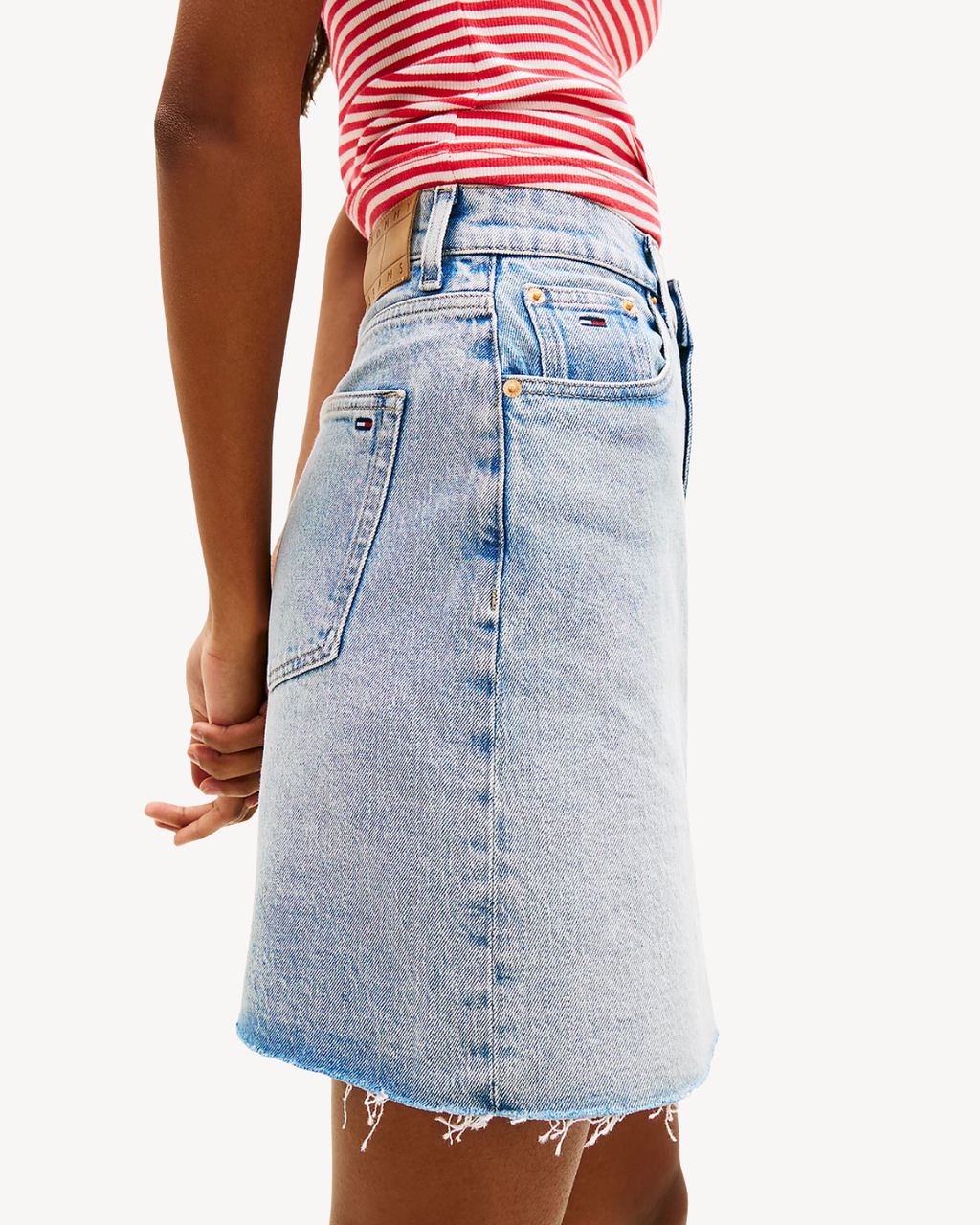 Tommy Jeans - Mom UH Skirt - Blu